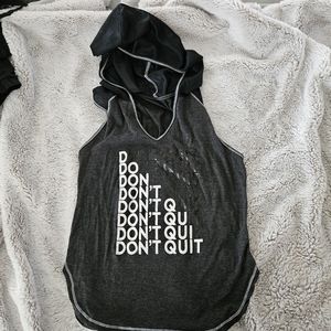 Ever.com sleeves hooded shirt
